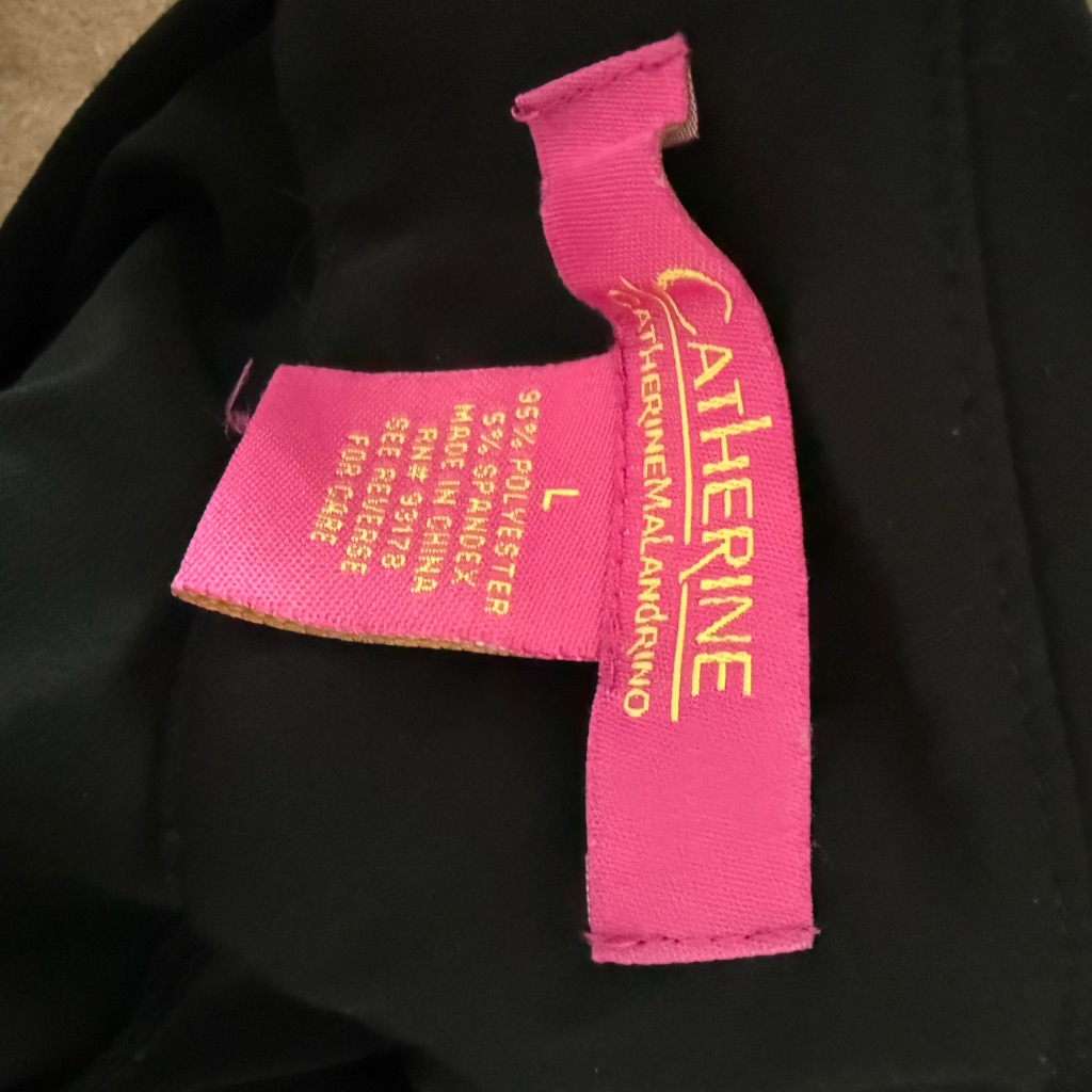 Catherine Malandrino Black Jacket With Hot Pink Branded Tag